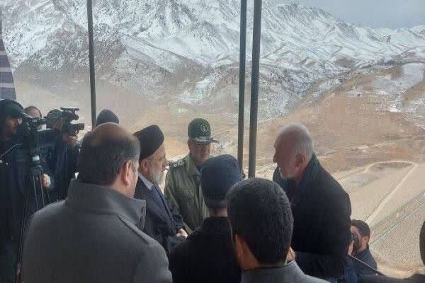حضور رییس جمهور در فیروزکوه/ بازدید از سد نمرود