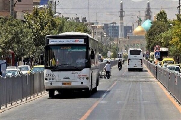 زمان سرویس دهی حمل و نقل عمومی در مشهد تغییر کرد