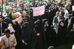 راهپیمایی مردم انقلابی قم در حمایت از مردم غزه