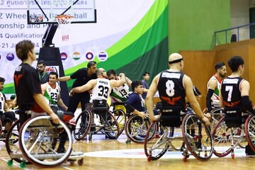 إيران تخسر أمام فرنسا بفارق ضئيل في منافسات كرة السلة على الكراسي المتحركة