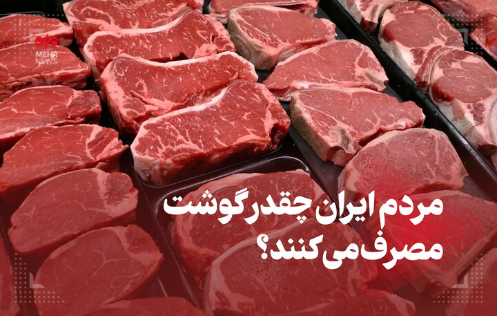 مردم ایران چقدر گوشت مصرف میکنند؟ مردم ایران چقدر گوشت مصرف میکنند؟