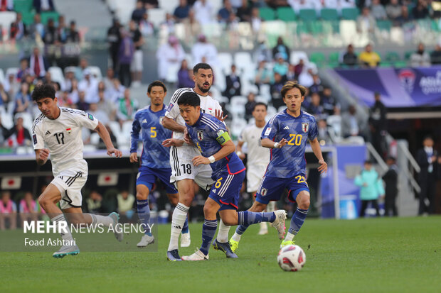 پیروزی قاطع عراق مقابل ژاپن در نیمه اول 