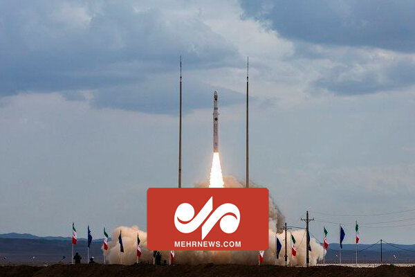 فیلم لحظۀ پرتاب ماهوارهٔ ثریا با ماهواره‌بر قائم ۱۰۰