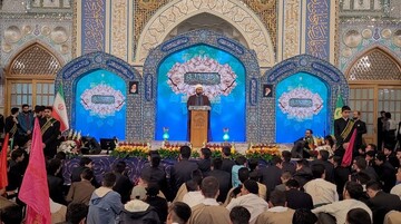 جشن و سخنرانی در شب میلاد حضرت جواد (ع) در حرم مطهر رضوی