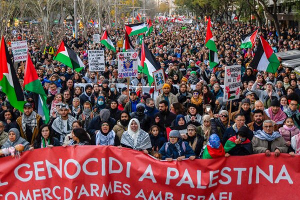 İspanya 'Gazze için' ayağa kalktı