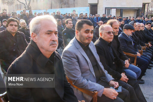 مراسم تشییع پیکر استاندار فقید آذربایجان شرقی