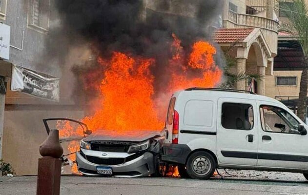 Israeli regime targets vehicle in S Lebanon