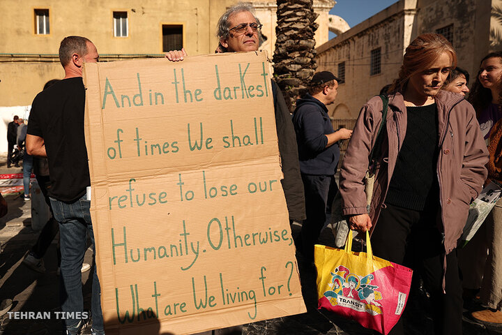 ‘Refuse to fight’: Jewish, Arab activists call for peace in Israel’s Haifa