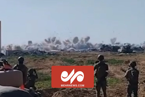 منفجرکردن یک منطقه کاملا مسکونی در خان یونس توسط ارتش اسرائیل