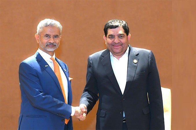 ایران اور بھارتی وزرائے خارجہ کی ملاقات، دو طرفہ تعلقات کے بارے میں تبادلۂ خیال