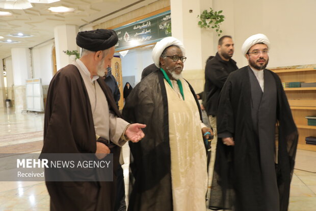 «شیخ ابراهیم زکزاکی» رهبر شیعیان نیجریه به قم سفر کرد+تصاویر