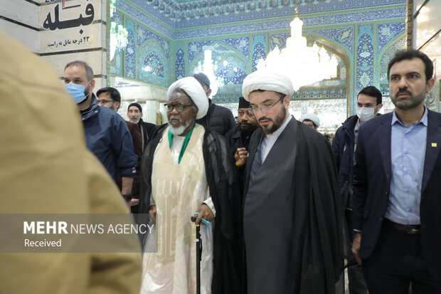«شیخ ابراهیم زکزاکی» رهبر شیعیان نیجریه به قم سفر کرد+تصاویر