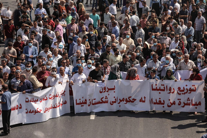  ئاماری فەرمانبەرانی هەرێمی کوردستان ناڕاستە و ناتوانین مووچەیان پێی بدەین