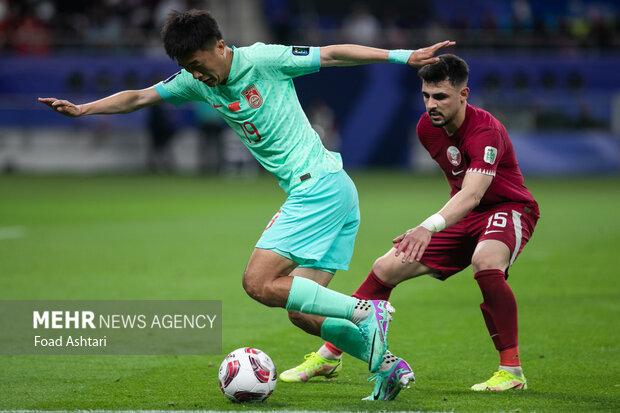 دیدار تیم‌های قطر و چین