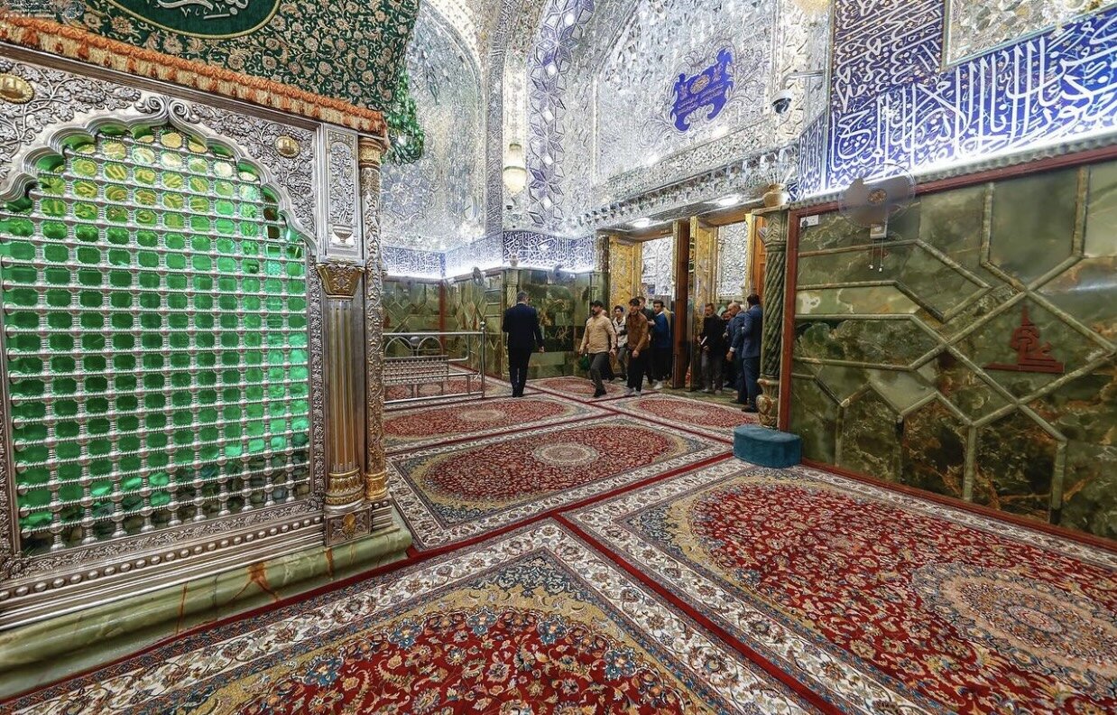 ضریح حرم امام علی (ع) شستوشو شد