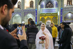 سرور زایران رضوی در شب میلاد حضرت علی (ع)