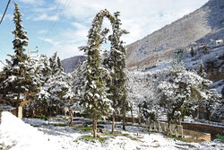 زمستان برفی روستای تاریخی و گردشگری زیارت گرگان
