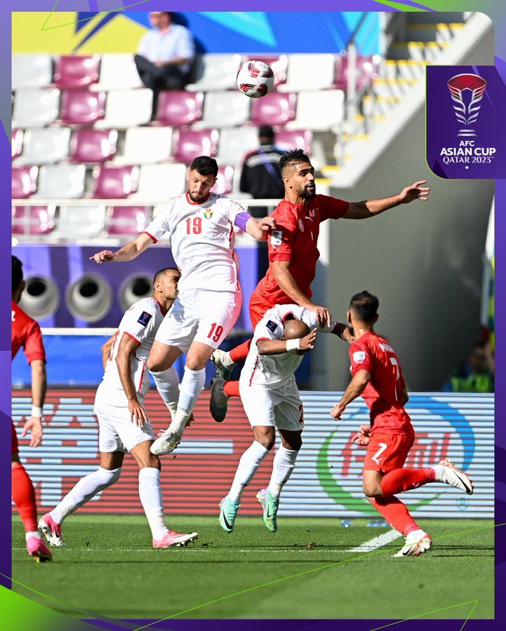 برتری بحرین برابر اردن در نیمه اول