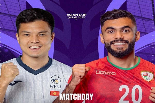 برتری عمان برابر قرقیزستان در نیمه اول