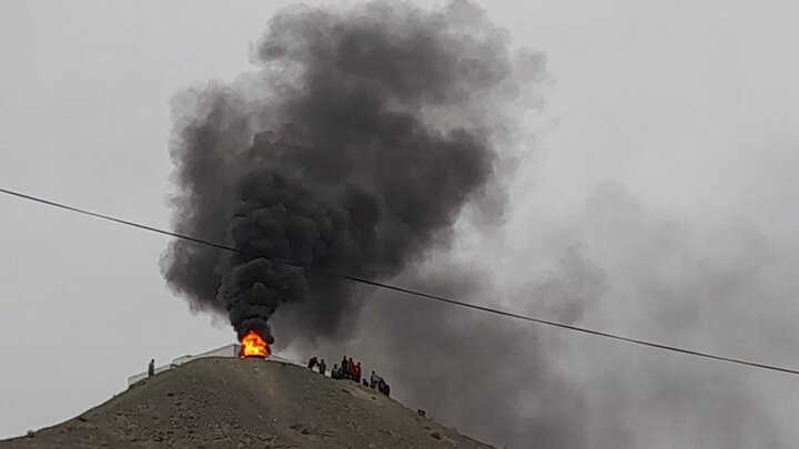 برپایی جشن سده یا «آتش سره» در باغجر شهرستان سبزوار