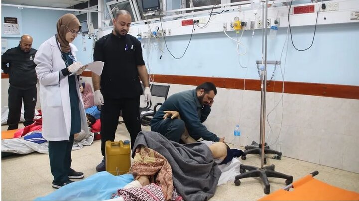 اوضاع اسفناک بیمارستان شهدای الاقصی در غزه