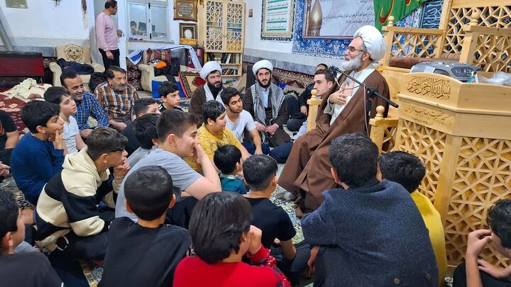 حضور نماینده ولی فقیه گیلان در جمع معتکفان