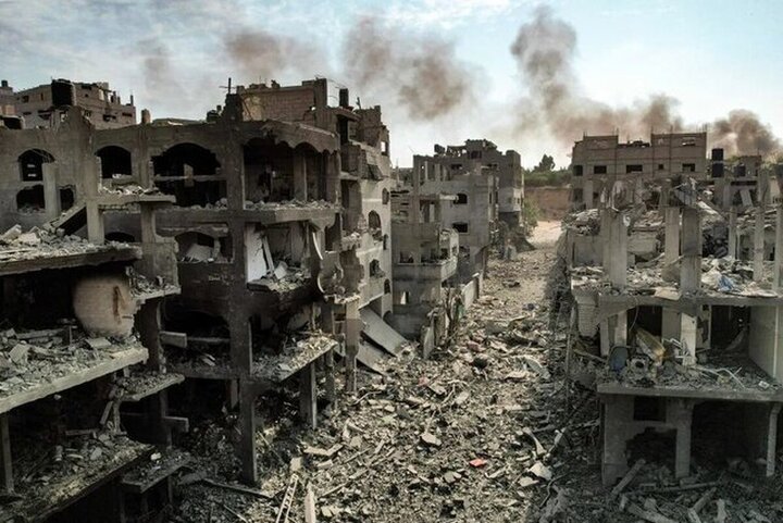 بمباران اردوگاه‌های آوارگان و مسجد نوار غزه