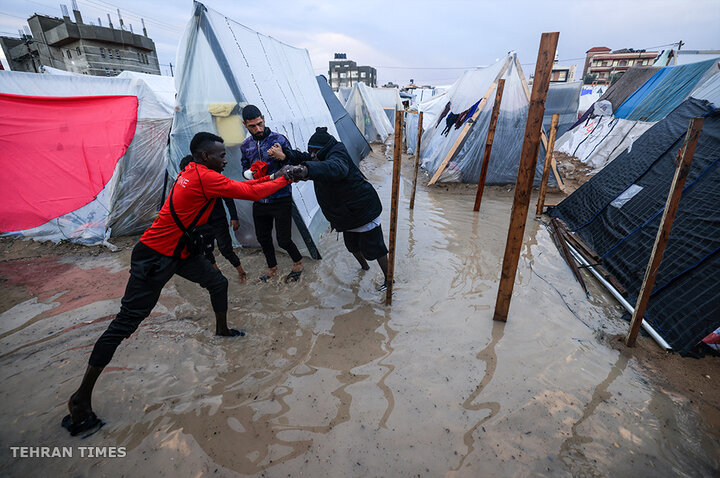 Cold, rainy weather making war-wracked Gaza ‘completely uninhabitable’