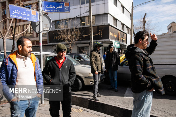 بازسازی صحنه تخریب خودروهای شخصی و ایجاد رعب و  وحشت در قصرالدشت تهران