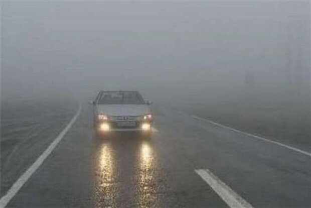 باران و مه گرفتگی در 12 محور کشور