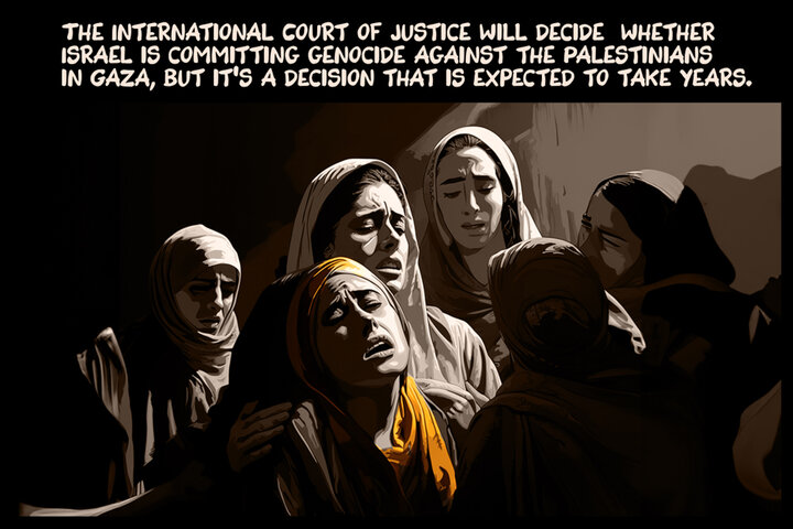 The International Court of Justice will decide whether Israel is committing genocide against the Palestinians in Gaza, but it’s a decision that is expected to take years.