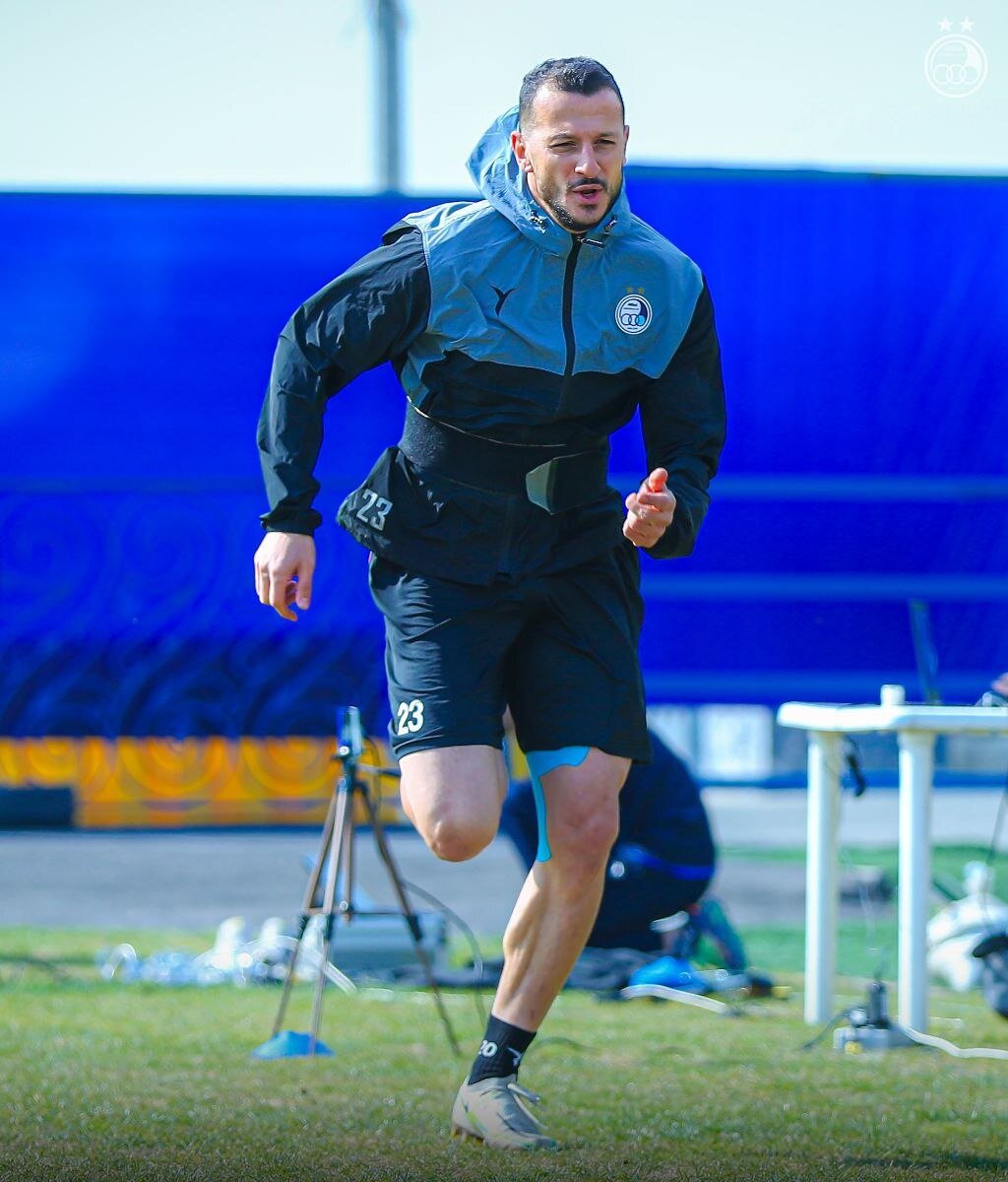 تمرین بدنسازی استقلال زیر نظر «سسما» با به کارگیری تکنولوژی