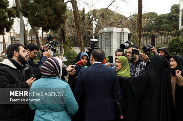 محمدمهدی اسماعیلی وزیر فرهنگ و ارشاد اسلامی در حاشیه جلسه هیات