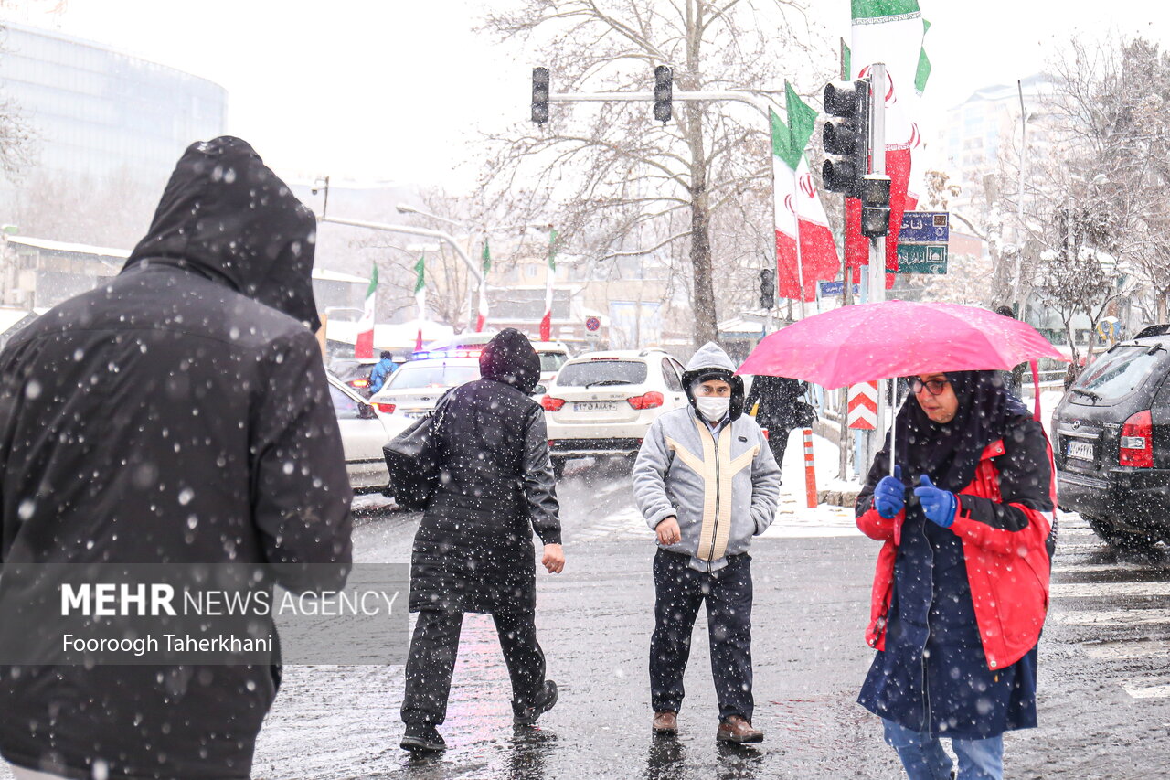Tehran Weathernow First snow this year in Tehran - Mehr News Agency