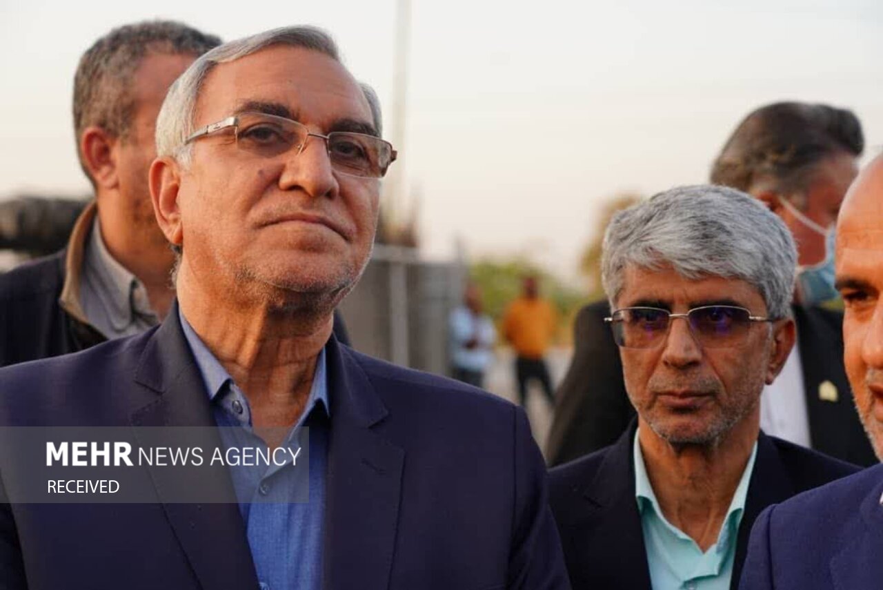 افتتاح بیمارستان فارابی بستک با حضور وزیر بهداشت