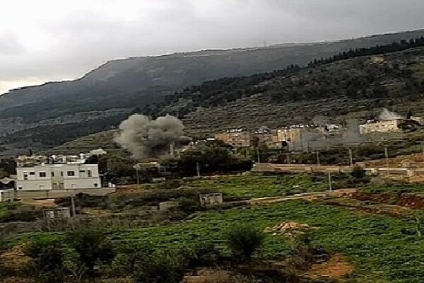 حمله هر روزه حزب الله به شهرک «کریات شمونه» در شمال فلسطین اشغالی