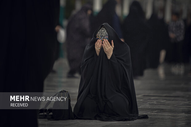 بارش باران در کربلا معلی