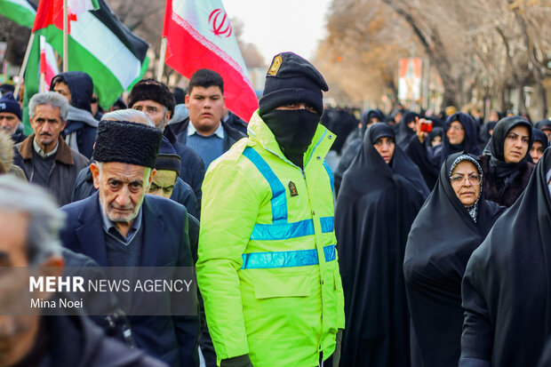 راهپیمایی جمعه‌های خشم در تبریز