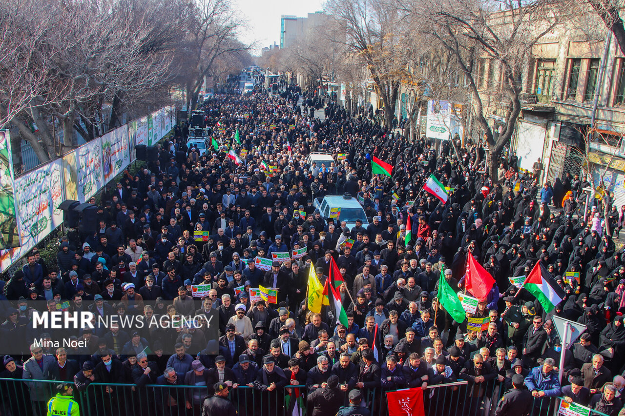 راهپیمایی جمعه‌های خشم در تبریز