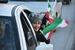 People in Arak jubilant after Iran football victory