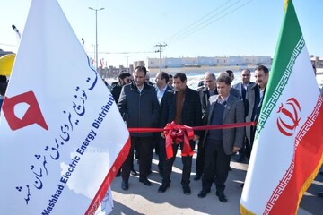 پروژه تامین برق بخش‌هایی از مسکن ملی مهرگان و بینالود افتتاح شد