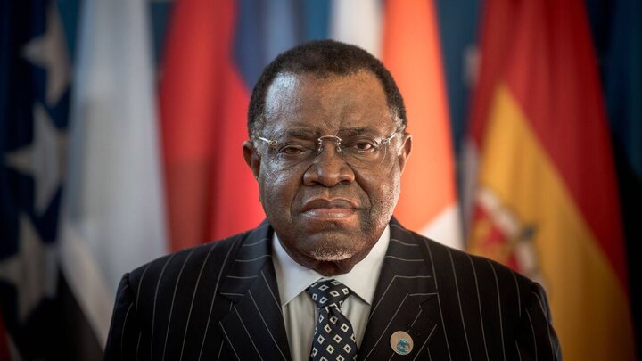 «هاگه گینگوب» رییس‌جمهور نامیبیا درگذشت