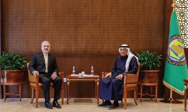 سعودی عرب، ایرانی سفیر کی خلیج فارس تعاون کونسل کے سربراہ سے ملاقات