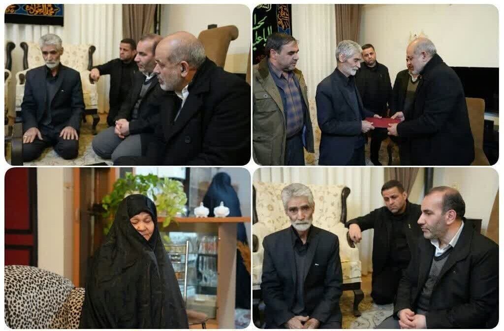 وزیر کشور با خانواده شهید امیدوار دیدار کرد