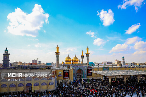 İmam Musa Kazım (a.s) Türbesi'ne ziyaretçi akını  İmam Musa Kazım (a.s) Türbesi'ne ziyaretçi akını