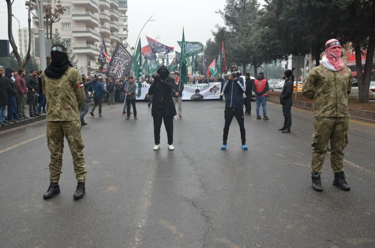 تظاهرات مردم ترکیه در حمایت از غزه+ تصاویر