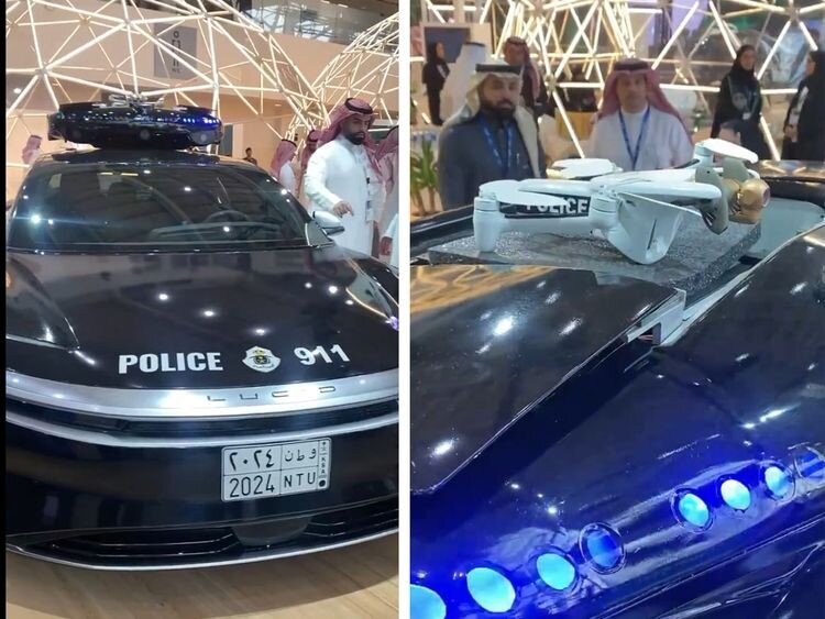 رونمایی از خودروهای هوشمند پلیس در عربستان
