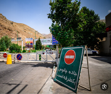 محور چالوس و آزادراه تهران - شمال یکطرفه شد