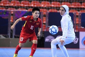 جشنواره گل تیم ملی فوتسال بانوان برابر قرقیزستان