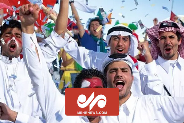 کری‌خوانی محمدرضا احمدی برای قطری‌ها پس از گل اول ایران